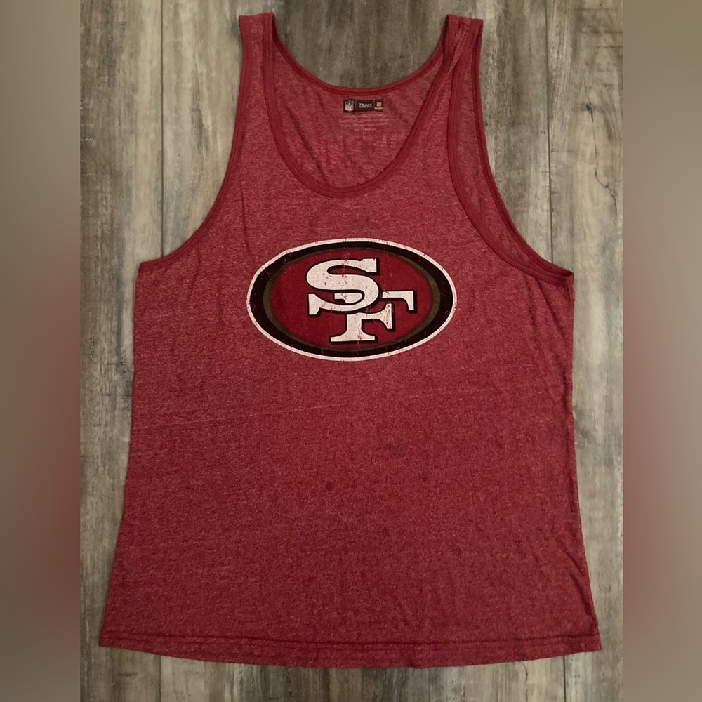 San Francisco 49ers mens tank top, size Large
